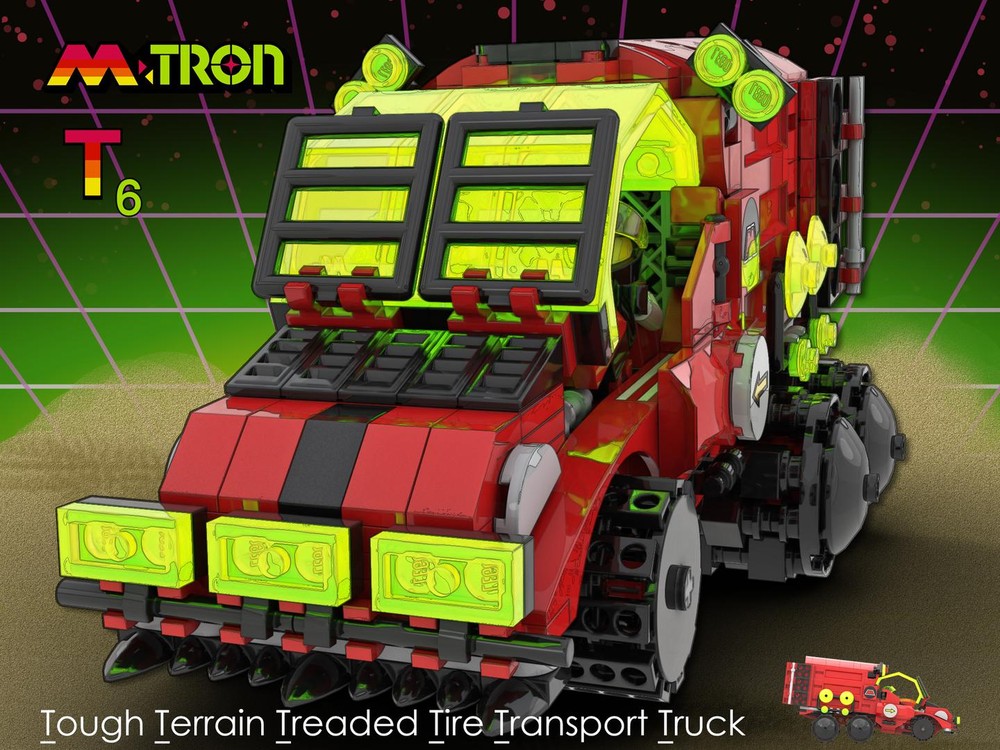 Lego Tough Terrain Treaded Tire Transport Truck