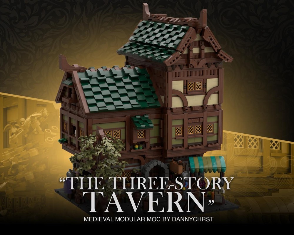 Lego MEDIEVAL MODULAR SERIES 1 - THE THREE-STORY TAVERN