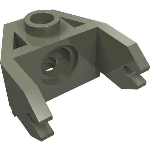 Lego Magnet Holder 2 x 3 / Dark Gray
