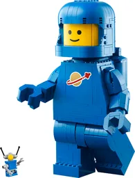Up-Scaled Blue Astronaut Minifigure