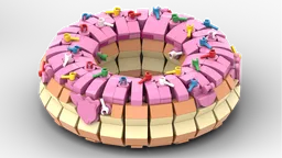 Pink Sprinkle Donut & Coffee