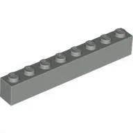 Brick 1 x 8 / Light Gray