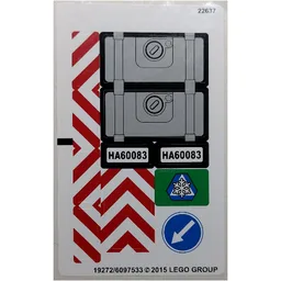 Sticker Sheet for Set 60083-1 / [No Color/Any Color]