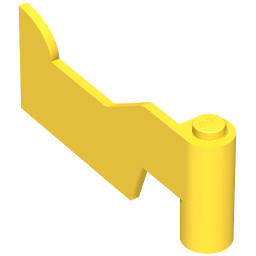 Lego Fabuland, Door 1 x 6 x 2 Right / Yellow