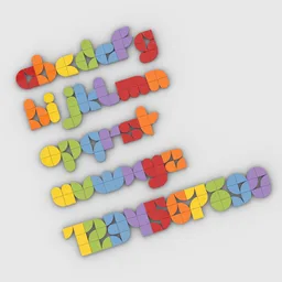 Letters & Numbers in 2x3