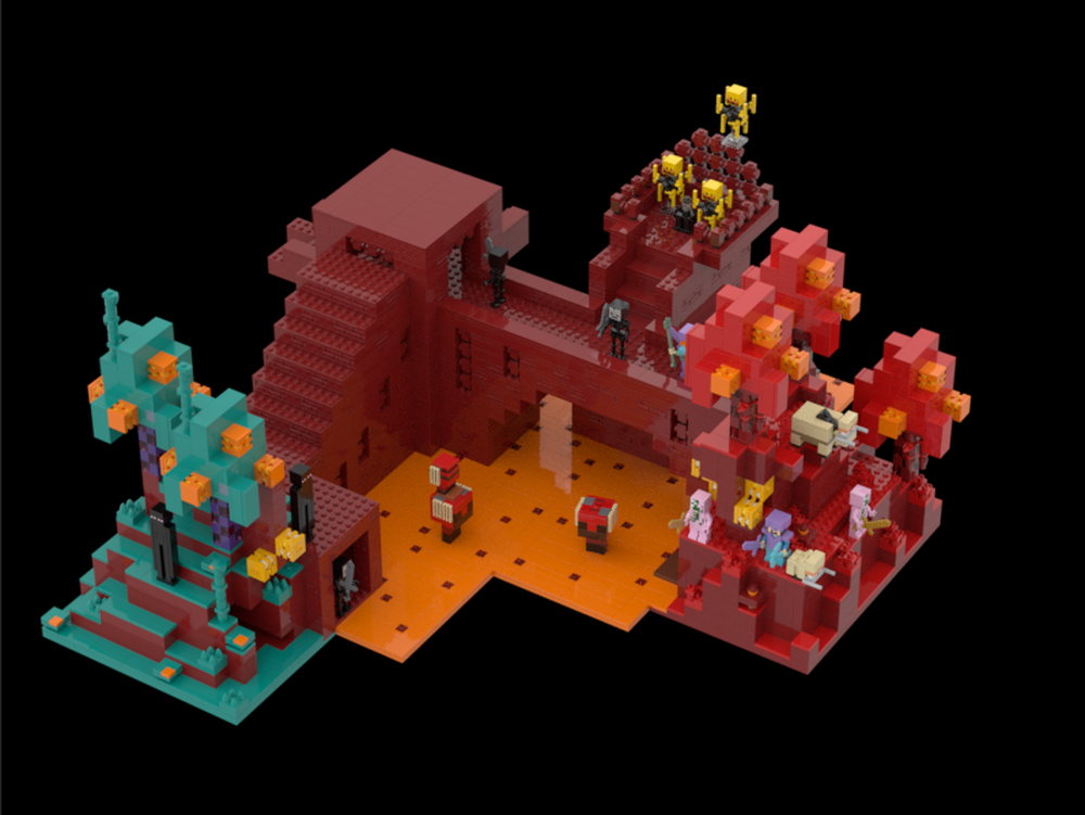 Lego UCS Minifigure-scale Nether Fortress