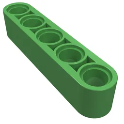 Technic Beam 1 x 5 Thick / Bright Green