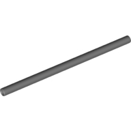 Lego Hose Rigid 3mm D. 7L / 5.6cm / Dark Bluish Gray
