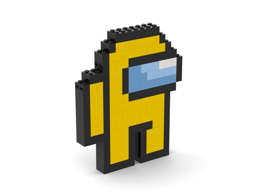 Lego Among Us Yellow Crewmate