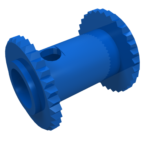 Lego String Reel 2 x 2 Winch Drum / Blue