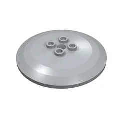 Dish 6 x 6 Inverted (Radar) with Hollow Studs / Light Bluish Gray