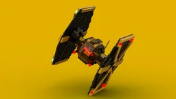 BlackTron starfighter (Classic style)