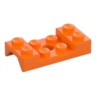 Wheel Arch, Mudguard 2 x 4 Studded with Hole / Orange