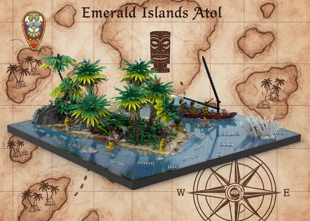 Lego 🏝️ CORAL REEF - Tropical Paradise Diorama 🌴