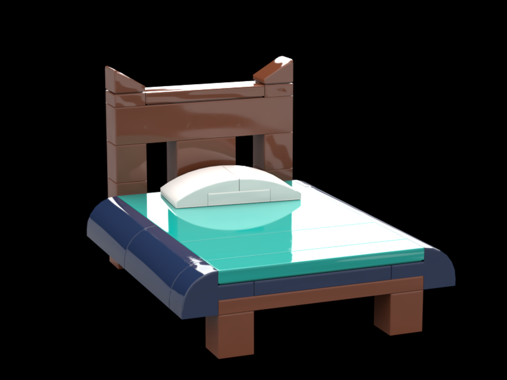 Lego Blue Bed