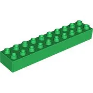 Duplo Brick 2 x 10 / Green