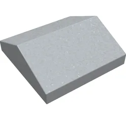 Brick Sloped 33° 2 x 2 Double / Light Bluish Gray