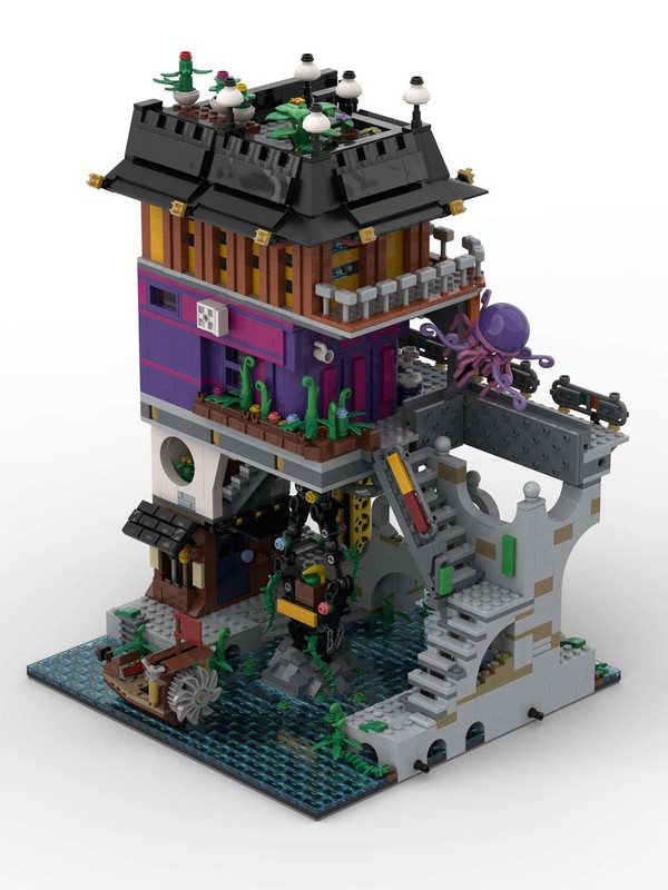 Lego Ninjago City MOC Building 01