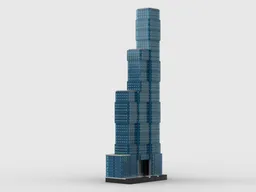 Vista Tower at 1/650th Scale