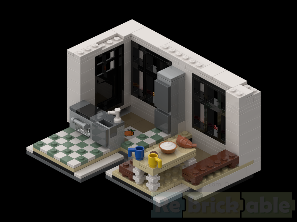 Lego Kitchen and Dining Room