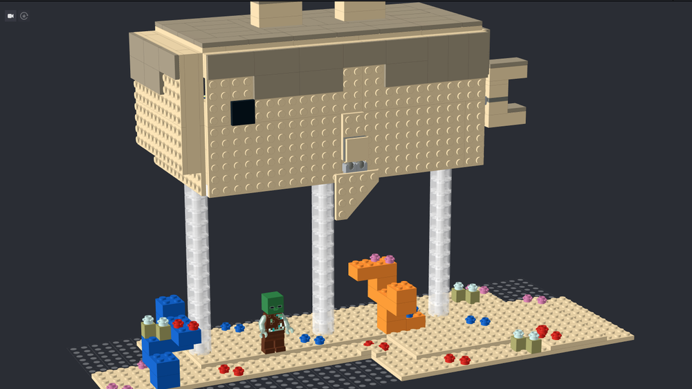 Lego Stronghold in a Fish- challenge e3s2