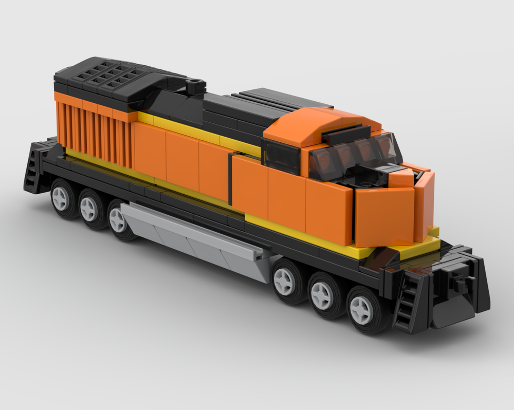 Lego BNSF Locomotive Model (Thomas the Train Compatable)