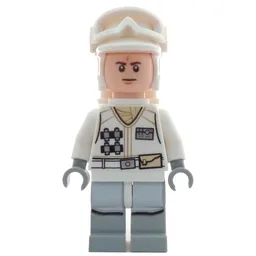 Rebel Trooper in Hoth Uniform, White Hat, White Jacket