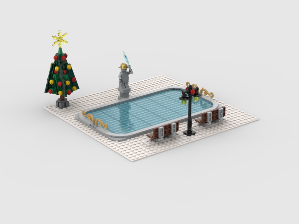 Lego Winter Village Ice Skating Rinck