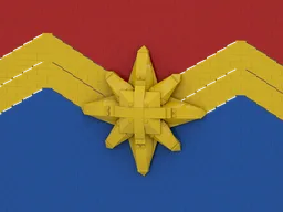 Framed Captain Marvel Logo