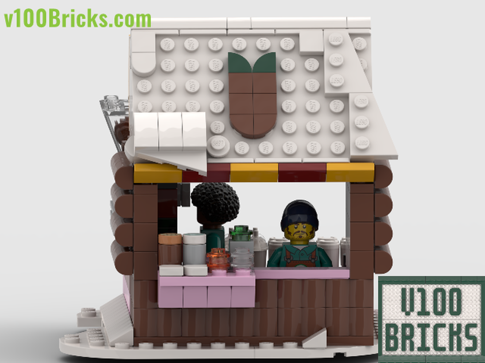 Lego Winter Village Coffee Stand