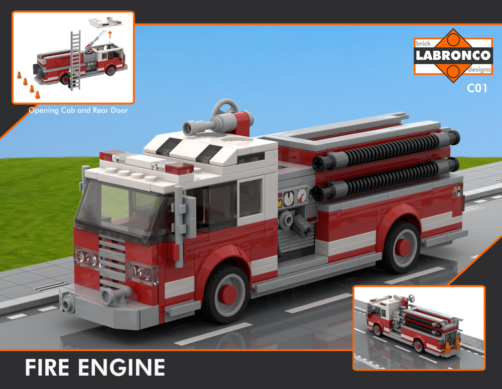 Lego C01 - Fire Engine