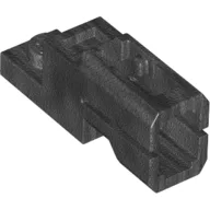 Launcher, Plate Special 1 x 2 with Mini Blaster Square / Pearl Titanium