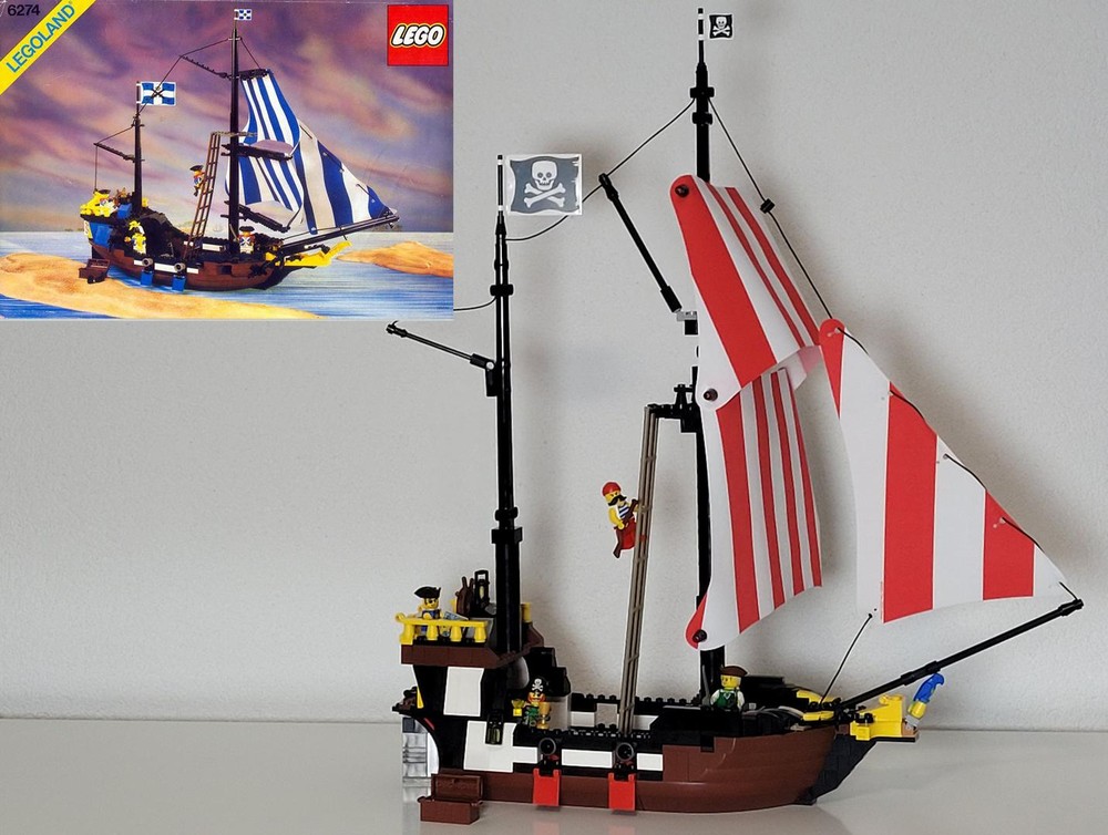 Lego 6274 Carribean Clipper rebuilt from 21322