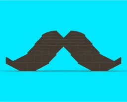 Brown Mustache
