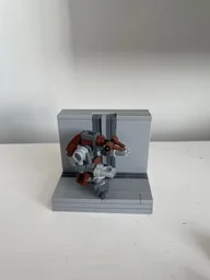 Minifig-scale Droideka (Destroyer Droid)