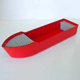 Boat 38 x 10 x 5 2/3 [Complete Assembly] / Red