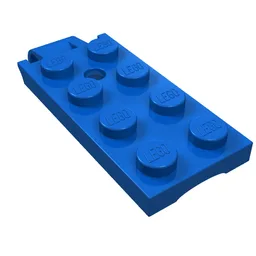 Hinge Plate 2 x 5 Top / Blue