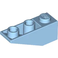 Brick Sloped Inverted 34° 3 x 1 without Internal Stopper / Pastel Blue