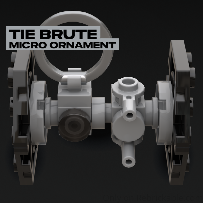 Lego TIE Brute Micro Ornament