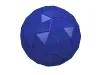Sports Soccer / Basket Ball [Plain] / Dark Blue-Violet
