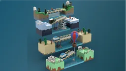 Poly Bridge - Modular Poly Bridge System