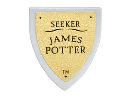 Minifigure, Shield Triangular Short with 'SEEKER JAMES POTTER' on Gold Background Pattern (Sticker) - Set 4842