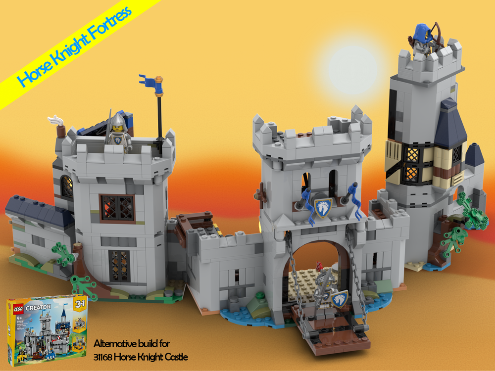 Lego Horse Knight Fortress - Alternative build for 31168