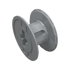 String Reel 2 x 1 x 2 Drum with Axle Hole / Light Bluish Gray