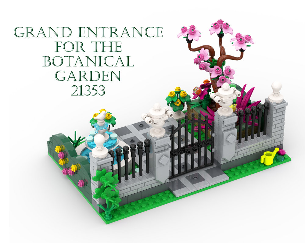 Lego Grand Entrance for The Botanical Garden 21353