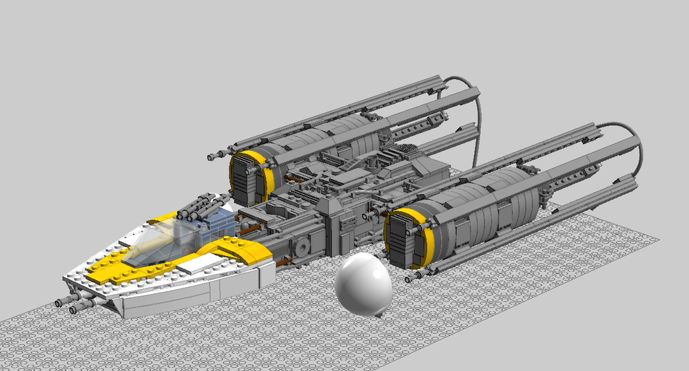 Lego Minifig Scale Y-Wing
