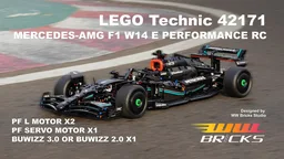 [Powerfunctions] LEGO Technic 42171 Mercedes-AMG F1 W14 E without extra pieces