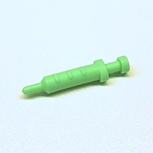 Lego Belville, Equipment, Syringe / Medium Green