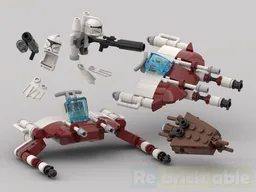 OMS Submersible Devilfish MK 1/2 With Phase 1/2 Clone Scuba Trooper Gear and Underwater Turbo Sled Pike