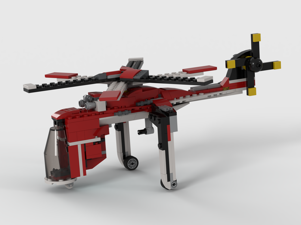 Lego 31047 Sikorsky S-64 Skycrane Heavy Lift Cargo Helicopter